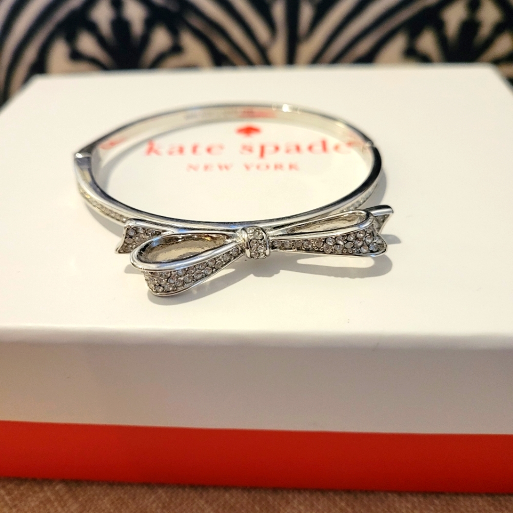Kate Spade Silver Bow Bangle
